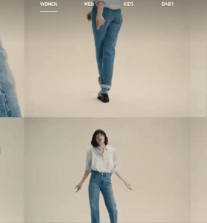 example of interactive video, Uniqlo