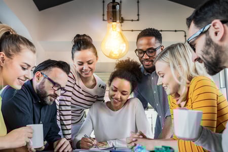 marketing team coming up with case study questions